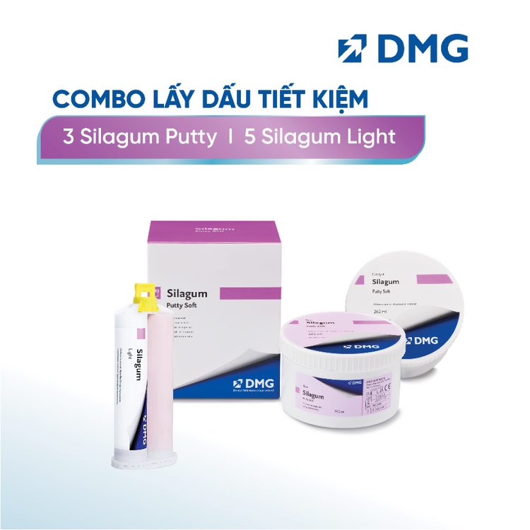 Combo Lấy dấu tiết kiệm 3 đặc 5 lỏng Silagum